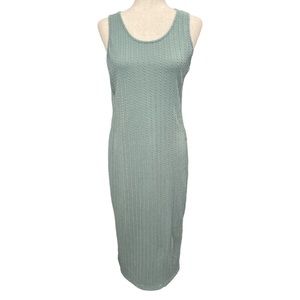 Ekouaer Sage Green Stretchy Sleeveless Maxi Dress Size S